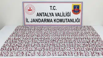 Manavgat'ta zehir tacirlerine jandarma baskını: Binlerce hap ele geçirildi