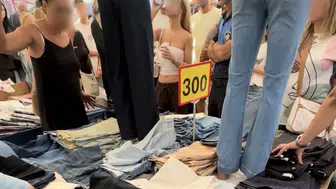 Pazar tezgahında iade krizi: Pantolon tartışması zabıtayı harekete geçirdi