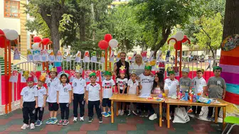 Gaziantep'te minik öğrencilerin okul heyecanı renkli etkinliklerle zirveye taşındı