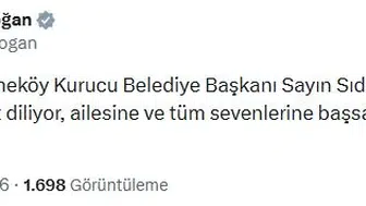 Emine Erdoğan'dan Sıddık Eraslan için taziye mesajı