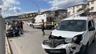 Körfez'de trafik dehşeti: Motosikletli sürücü yaşam mücadelesi veriyor