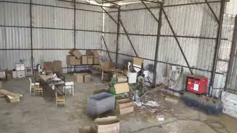 Besihane maskesiyle kurulan kaçak sigara fabrikası dron takibiyle deşifre oldu