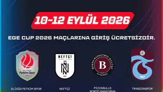Basketbolun kalbi Aliağa'da atacak: Ege Cup 2026 için geri sayım başladı