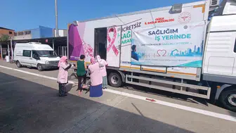 Fabrika kapısında sağlık hizmeti: Düzce'den gelen tır Bartın'da hayat kurtarıyor