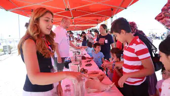 Nevşehir'de miniklerin korku dolu bakışları yerini büyük bir keşif tutkusuna bırakıyor