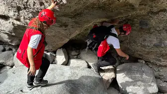 Bolu'nun sarp kanyonlarında nefes kesen kurtarma operasyonu