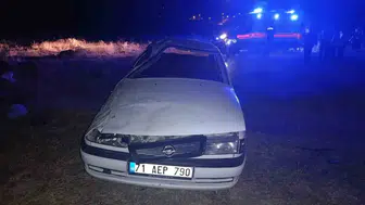 Köy muhtarının kullandığı otomobil takla attı: Bir arkadaşı hayatını kaybetti