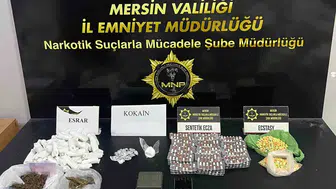 Mersin narkotik operasyonunda devasa uyuşturucu stoğu ele geçirildi
