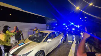 Yalova'da geceyi kabusa çeviren zincirleme kaza: 7 araç birbirine girdi