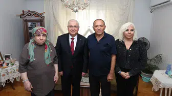Bakan Güler'den vefalı ziyaret: Şehit ailesinin kapısını çaldı