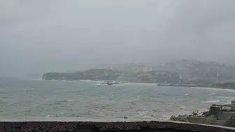 Zonguldak'ta doğa alarm verdi: Liman suları çamur rengine büründü