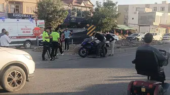 Otogar kavşağında korkutan kaza: Yaya ve sürücü hastanelik oldu
