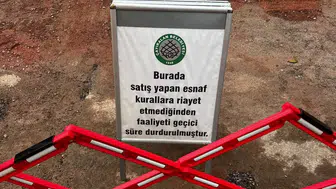 Pazar yerinde skandal görüntü: Esnafa ağır yaptırım uygulandı