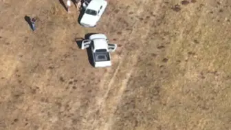 Gökyüzünün hakimi yırtıcı kuşları avlayan şahsa dronlu takip şoku