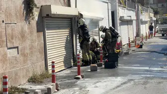Avcılar'da korkutan dumanlar: Garaj yangını paniğe yol açtı
