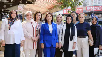 Denizli'nin kalbinde saha mesaisi: AK Partili kadınlardan esnafa yakın markaj