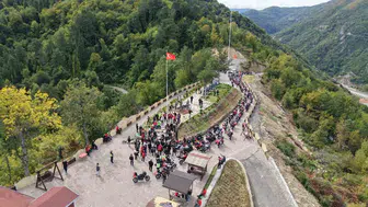 İstiklal Yolu'nun tozunu attıran vefa: 300 motosikletli Ankara'ya doğru yola çıktı