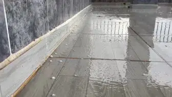 Kavurucu sıcaklara aniden mola: Şanlıurfa'da dolu sürprizi