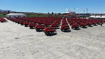 Erzurum'un kırsalında yangın korkusuna karşı 60 milyon liralık dev önlem