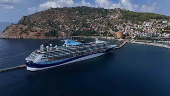 Alanya Limanı'nda kruvaziyer trafiği: 9 ayda 10 bini aşkın ziyaretçi ağırlandı