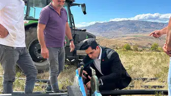 Erzincan'da tarımsal üretim için kritik adım: Mermerli'de su hattı mesaisi