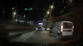 Bursa trafiğinde dehşet anları: Sürücünün tehlikeli şovu kamerada