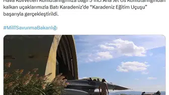 Gökyüzünde nefes kesen anlar: Türk jetleri Batı Karadeniz semalarında