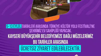 Kayseri'de kültür şöleni başlıyor: Müzeler kapılarını ardına kadar açtı