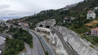 Akçaabat’ın trafik düğümünü çözecek dev projede sona doğru: Şantiye sahasında hummalı çalışma