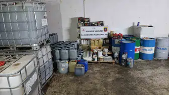 Başkentte 20 Milyonluk Kaçakçılık Tezgahı: Kimyasalları Karıştırıp Motor Yağı Diye Satmışlar