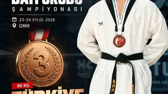 Muğlalı taekwondocu İzmir'den madalyayla döndü