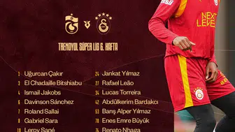 Galatasaray'da Trabzonspor deplasmanı öncesi kritik eksikler: Yıldız isimler kadroda yok
