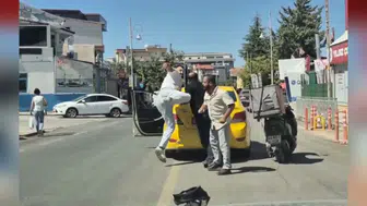 Malatya trafiğinde dehşet anları: Yol verme kavgası ehliyetten etti