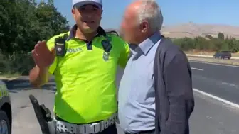 Trafik çevirmesinde eşini yol kenarına bırakan sürücüye polisten beklenmedik ceza