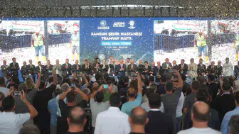 Samsun'da ulaşım çilesine 20 dakikalık çözüm: Şehir Hastanesi raylı sistem hattında ilk kazma vuruldu
