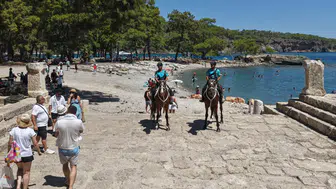 Phaselis'in sessiz koruyucuları: Tarihi miras atlı jandarmaya emanet