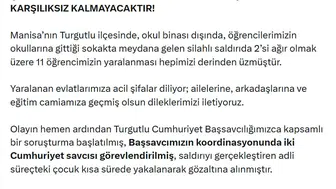 Manisa'daki okul yolu dehşetinde flaş gelişme: Aile boyu gözaltı kararı