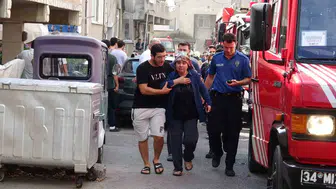Kartal'da korku dolu anlar: İtfaiye müdahale ederken mahalleli ayran dağıttı