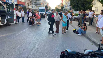 Mudanya'da akşam trafiğinde korkutan kaza: İki kişi hastanelik oldu