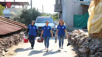 Bozdoğan'da kapı kapı dolaşan şefkat eli: Kimse kendini yalnız hissetmesin