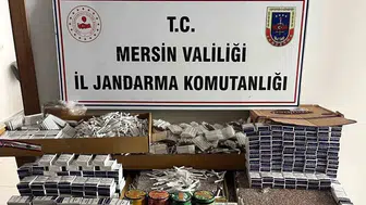 Anamur'da kaçak tütün operasyonu: Binlerce makaron ele geçirildi