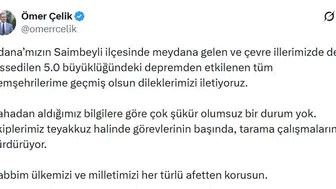 Adana'da korkutan sarsıntı: Saimbeyli merkezli deprem sonrası ilk açıklama geldi