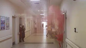 Serik Devlet Hastanesi'nde nefes kesen anlar: Yangın senaryosu gerçeğe dönüştü