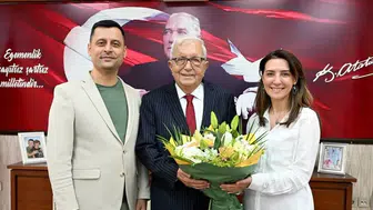 Ereğli'de nezaket ziyareti: Posbıyık'a geçmiş olsun dilekleri iletildi