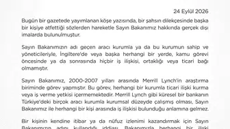 Bakan Şimşek'in ismini kullanarak nüfuz arayışına girenler için Bakanlıktan sert yanıt