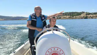 Kayaboğazı Barajı'nda kaçak avcılığa karşı operasyon: Sular altındaki ağlar toplandı
