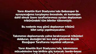 Gakgoşlar Kocaeli yolcusu: Tribünlerde yer kalmadı