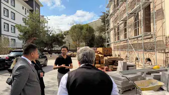 Bandırma'nın hafızası yeniden canlanıyor: MHP heyetinden tarihi binaya yakın takip