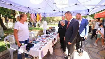 Muğla'da kadın emeği Mor Pazar'da değer buldu: Vali Akbıyık stantları tek tek inceledi