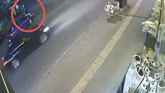 Bursa'da saniyelerle ölçülen dehşet: Kuryenin kaza anı kamerada